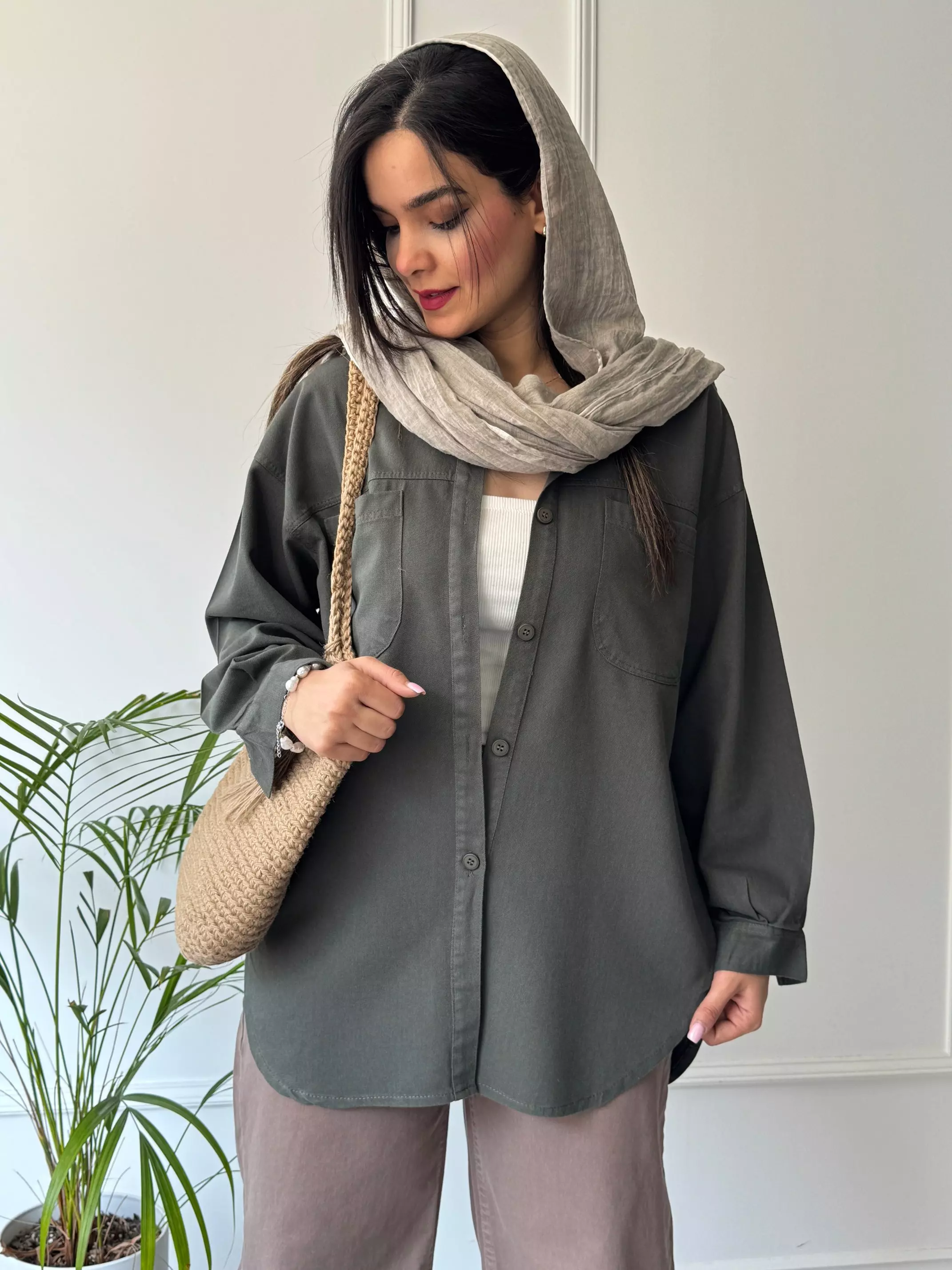 مانتو کتان فریال